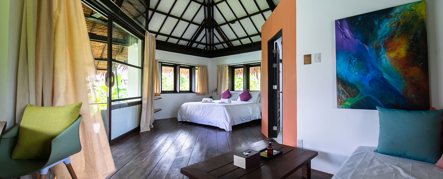 Tropical open-sky bath — Kawayan Villa Siargao, Cloud 9 Siargao