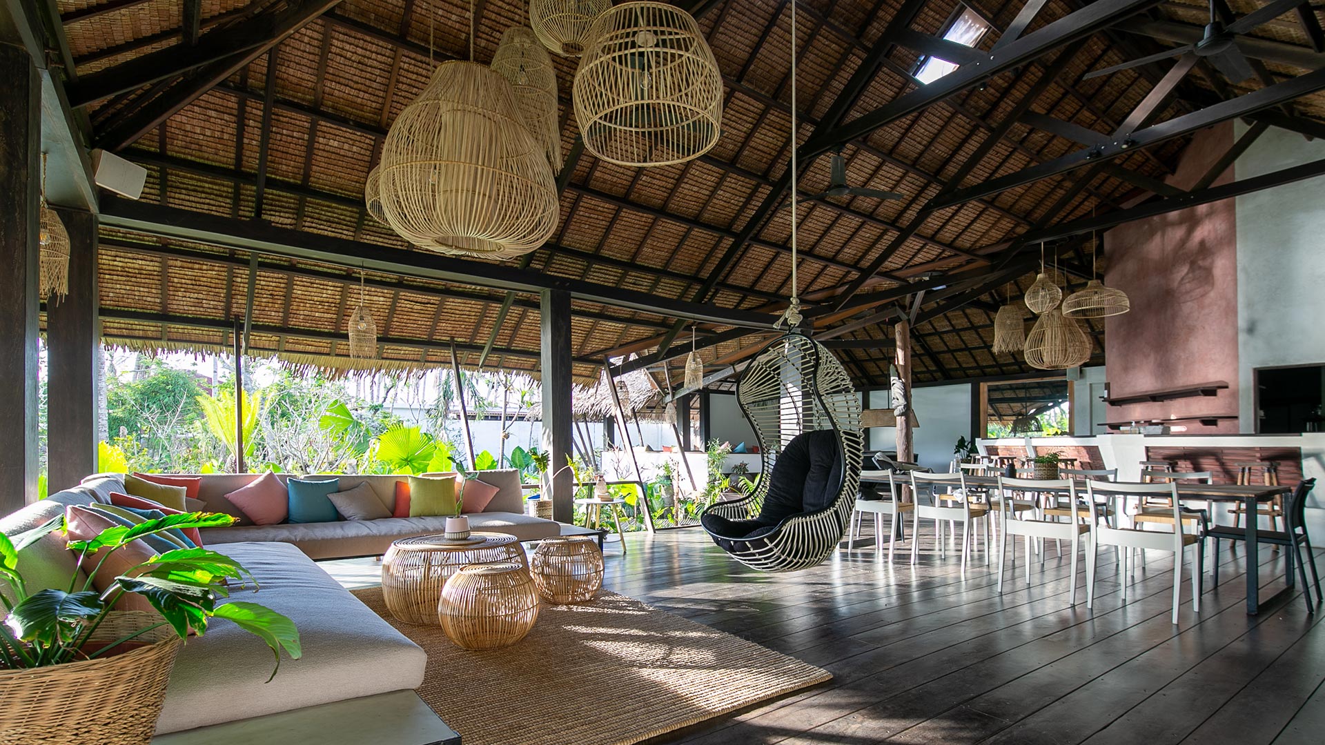 Kawayan Villa Siargao living room interior — Siargao Island