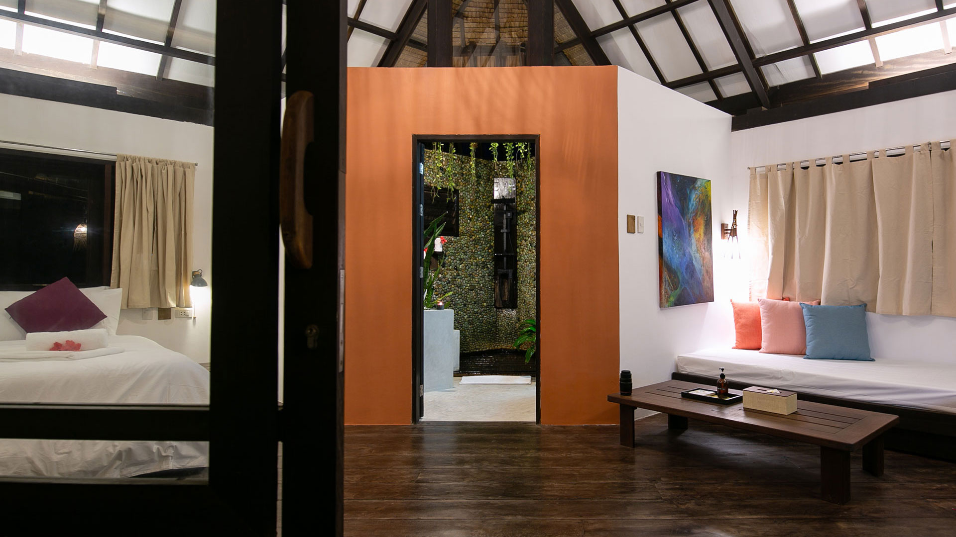 Master bedroom interior — Kawayan Villa Siargao private villa, Siargao Island