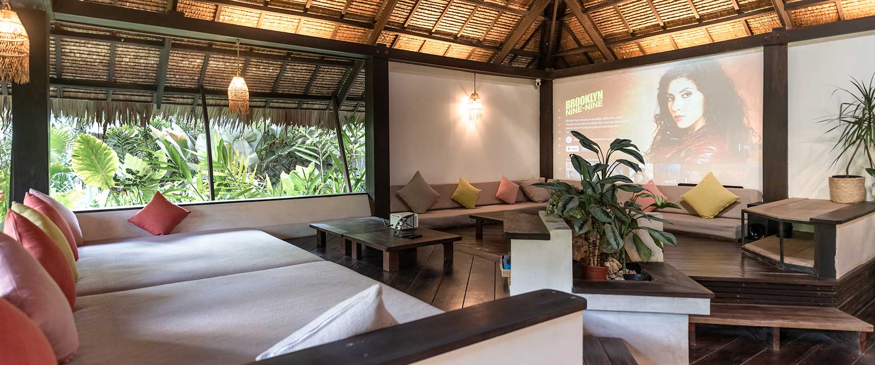 Grand living room at Kawayan Villa Siargao — Siargao Island
