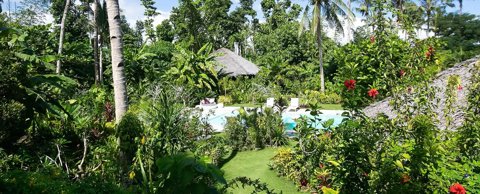 Pool detail — Kawayan Villa Siargao private pool villa, Cloud 9 Siargao